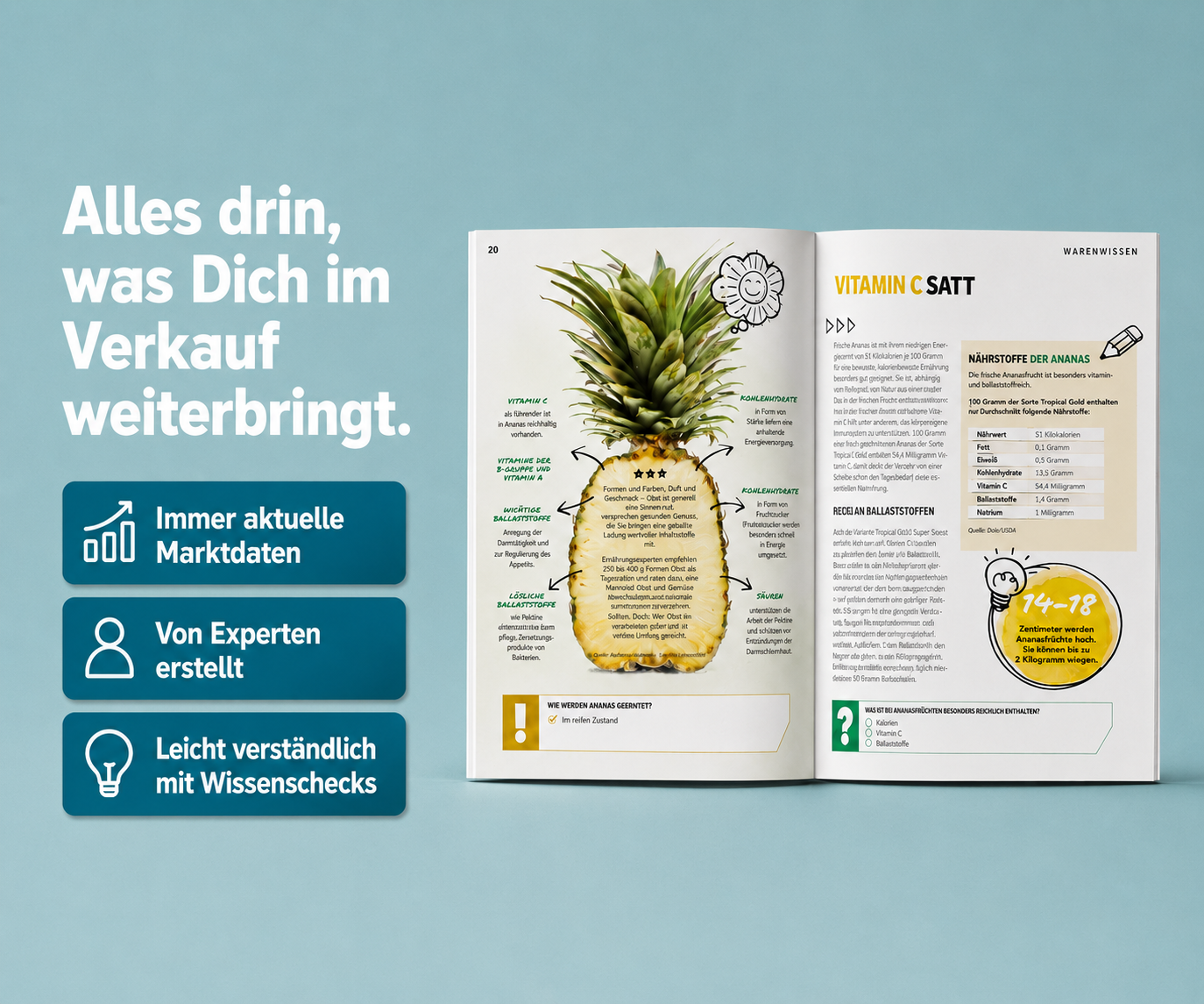 A TEST - Markenlehrbrief Ananas